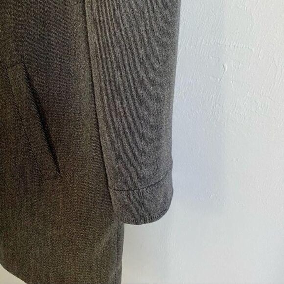 Andrew Fezza Wool Alpaca Gray Coat Mens 42 Short - Picture 6 of 8